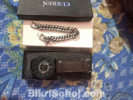 ঘড়ি + বাচলাইট